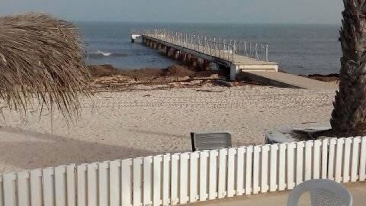 Strand im Frühjahr, war noch leer Hotel El Mouradi Djerba Menzel