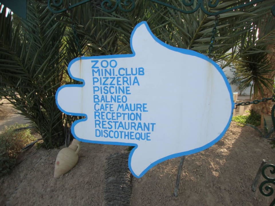 Wegweiser Hotel Sangho Club Zarzis