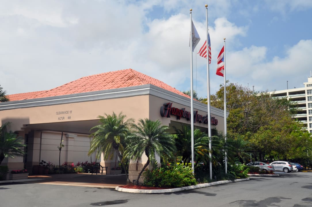 Hoteleingang Hotel Hampton Inn & Suites San Juan