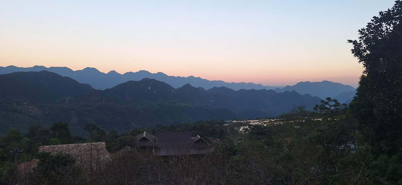 Ausblick Pu Luong Eco Garden