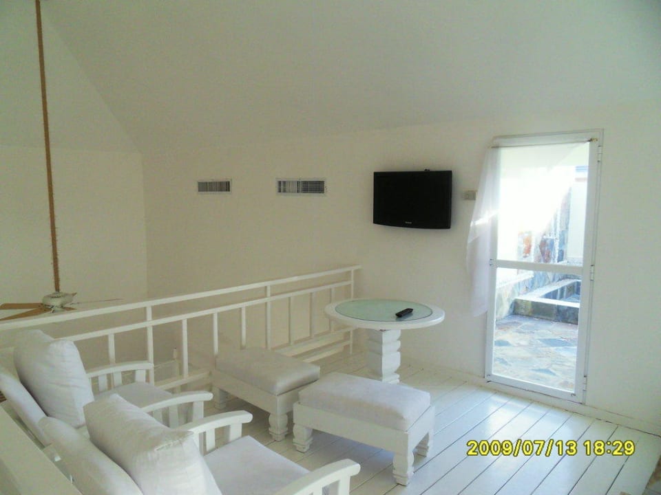 Obergeschoss der Honeymoonsuite Ocean Blue & Sand