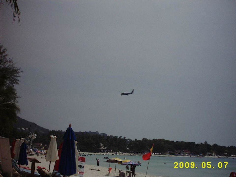 Einflugschneisse Banana Fan Sea Resort