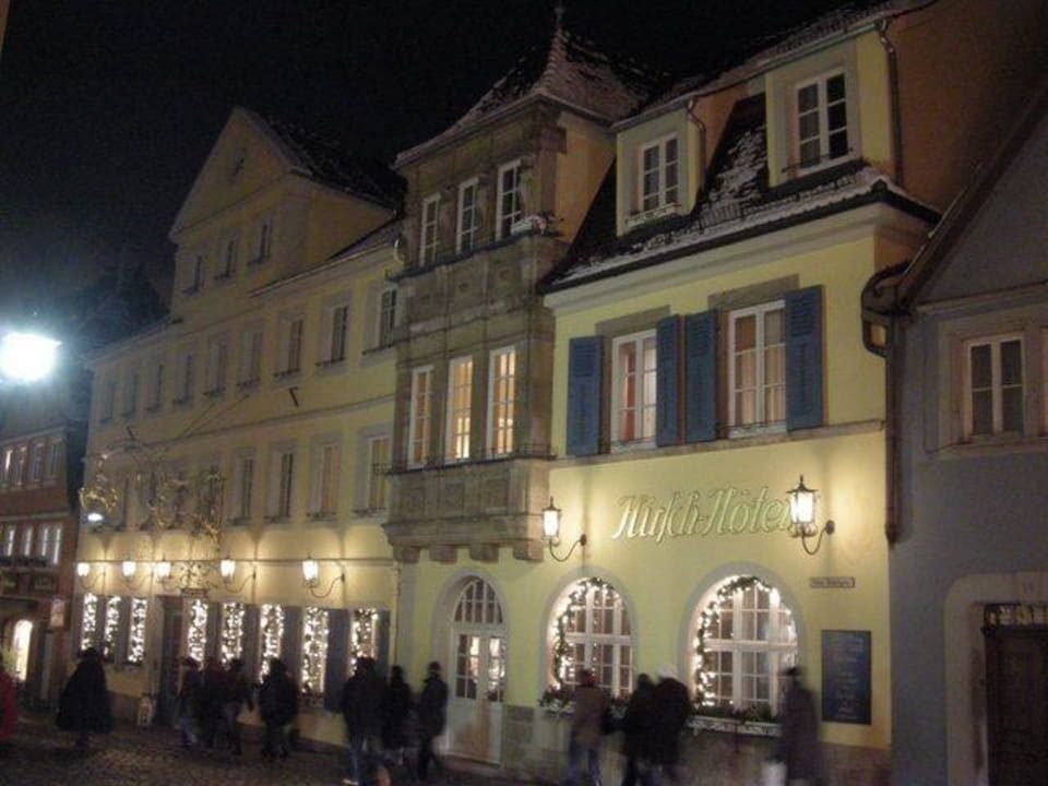 Hotel von außen Hotel Goldener Hirsch Rothenburg
