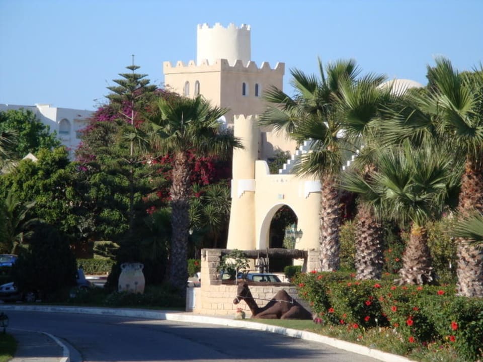 Eingang Hotel aussen Mahdia Beach & Aquapark