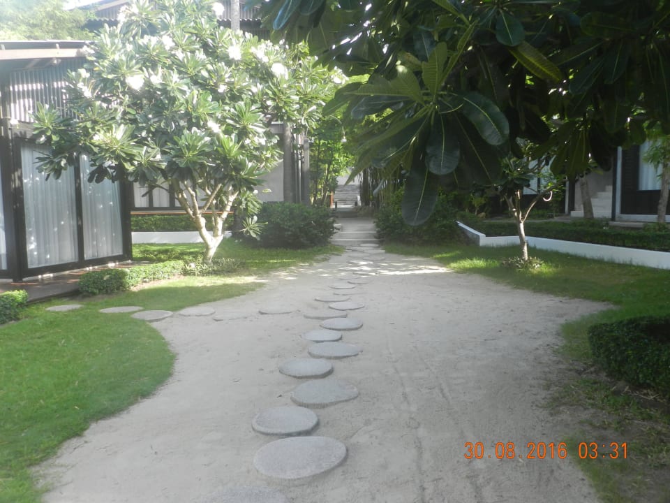 Weg zum Strand Homm Chura Samui