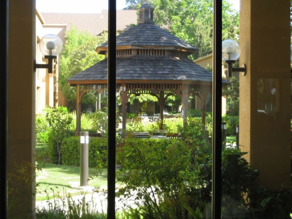 Blick auf Garten Motel Courtyard by Marriott San Francisco Airport