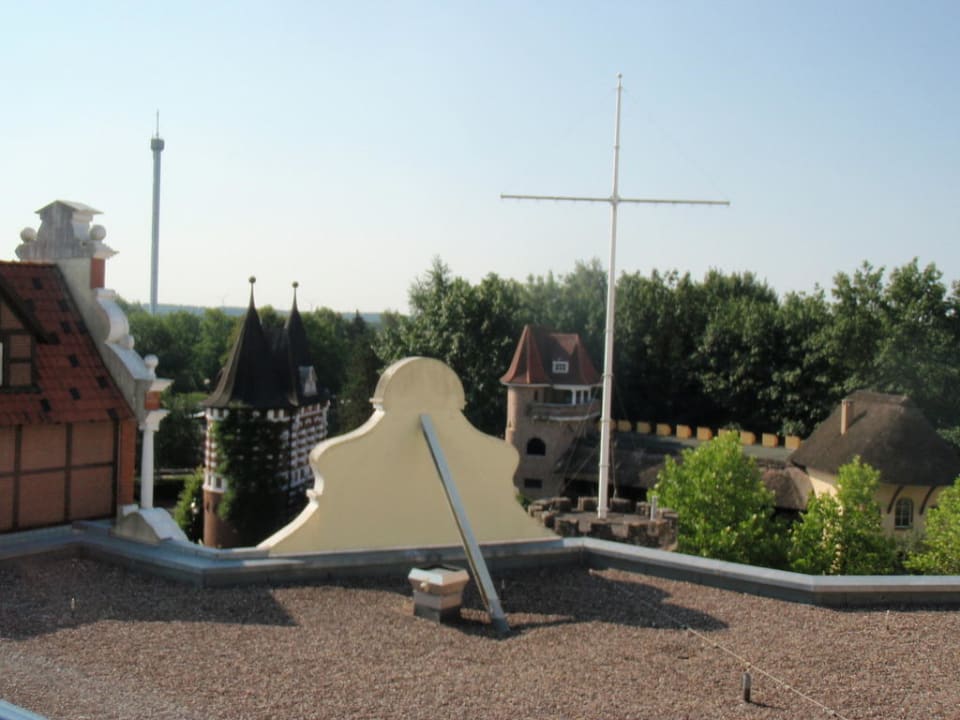 Blick aus dem Fenster Heide Park Abenteuerhotel