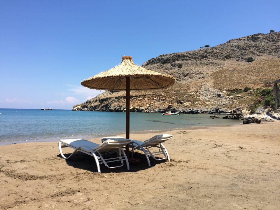 Am Strand vom Lindos Blu Lindos Blu, Luxury Hotel & Suites - Adults only