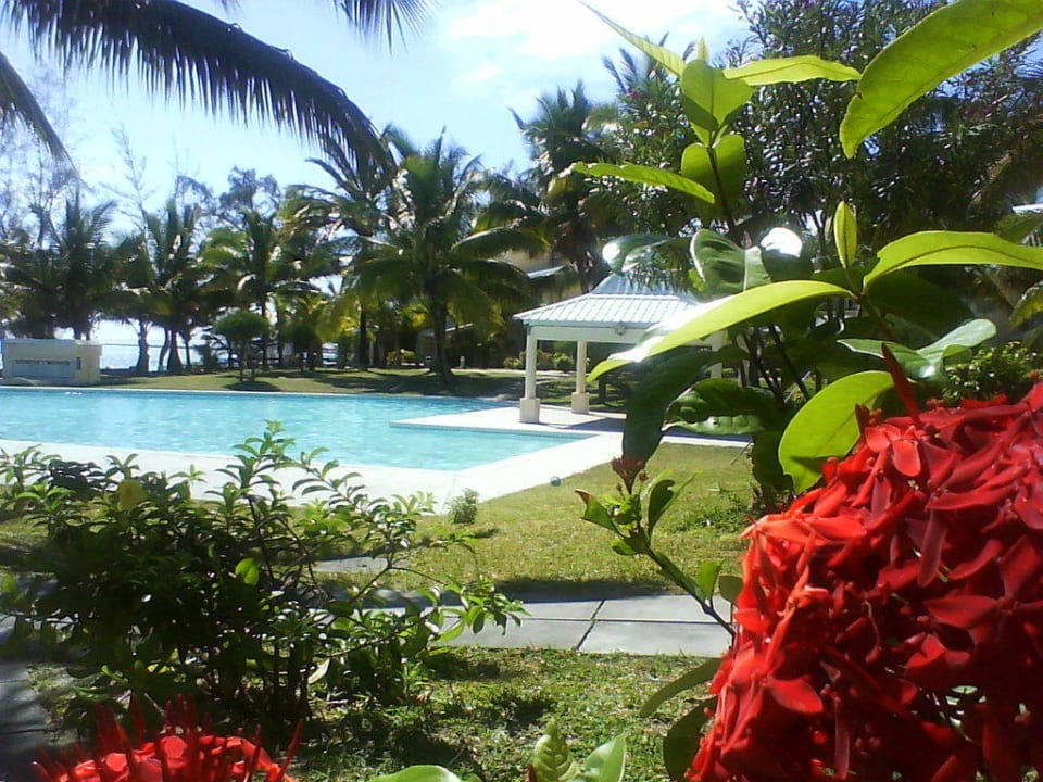 Blick von unserer Terrasse in die Anlage Holiday Resort Villa Thalassa