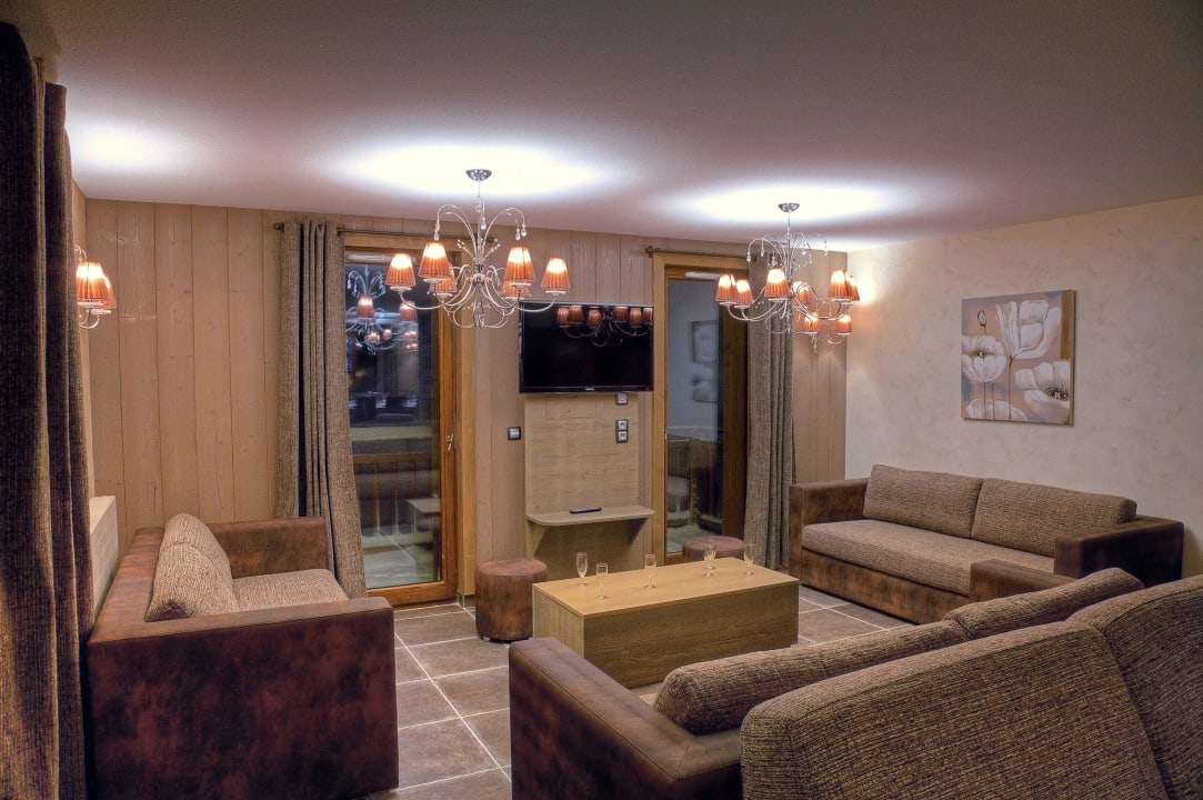 Salon appartement Residence Les Balcons Platinium