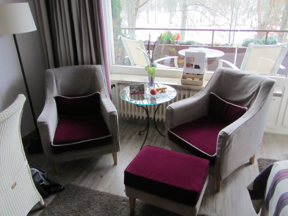 Sitzecke im Zimmer Romantischer Winkel RoLigio® & Wellness Resort