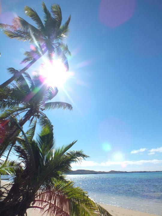 Strand auf anderer Inselseite Coralview Resort