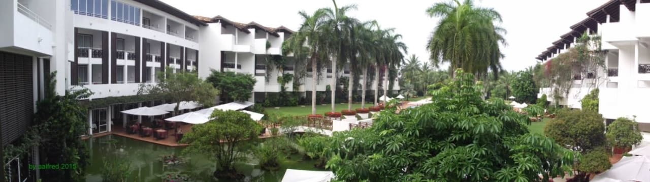 Die Hotelanlage Hotel Lanka Princess Ayurveda