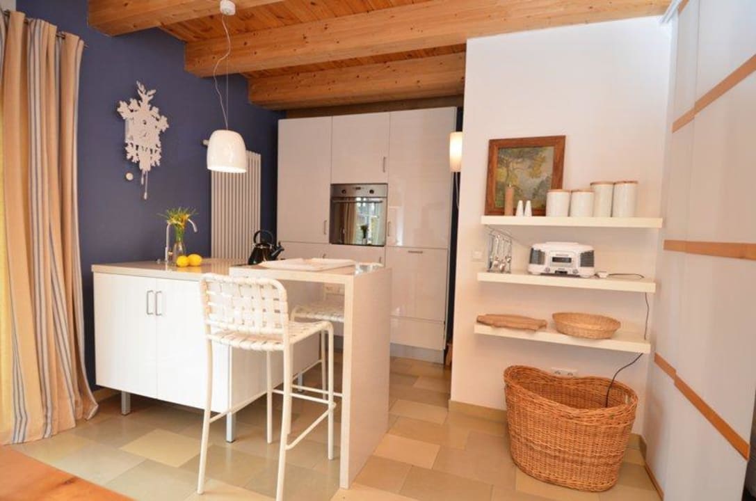 Offene Küche im Wohnbereich integriert. Haus Baabinchen