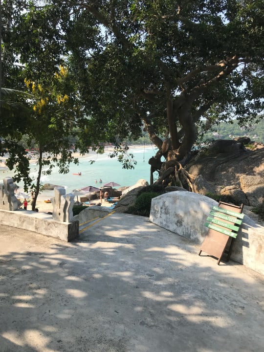 Weg zum Strand Panviman Resort Koh Phangan