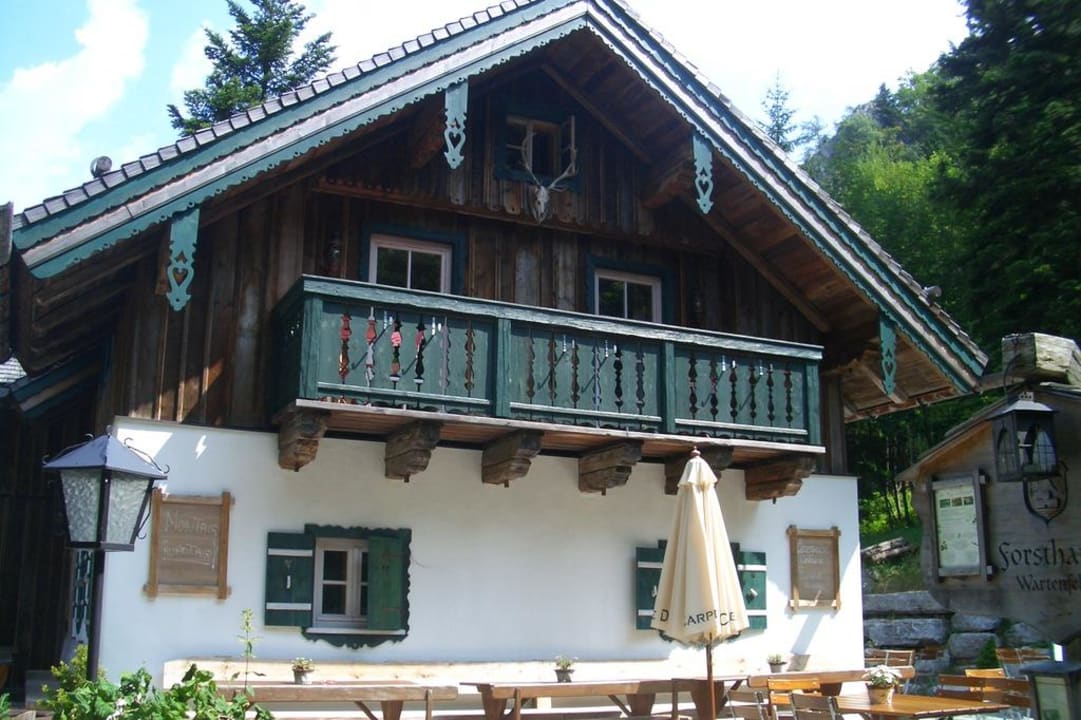 Blick auf unseren Balkon Forsthaus Wartenfels