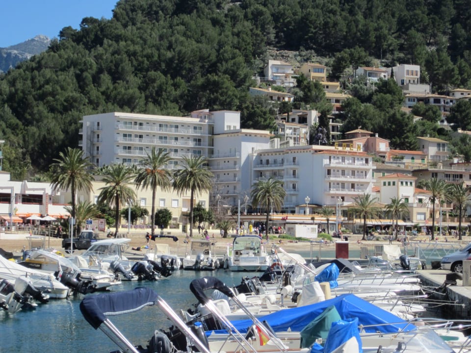 Blick vom Hafen Hotel Eden Soller