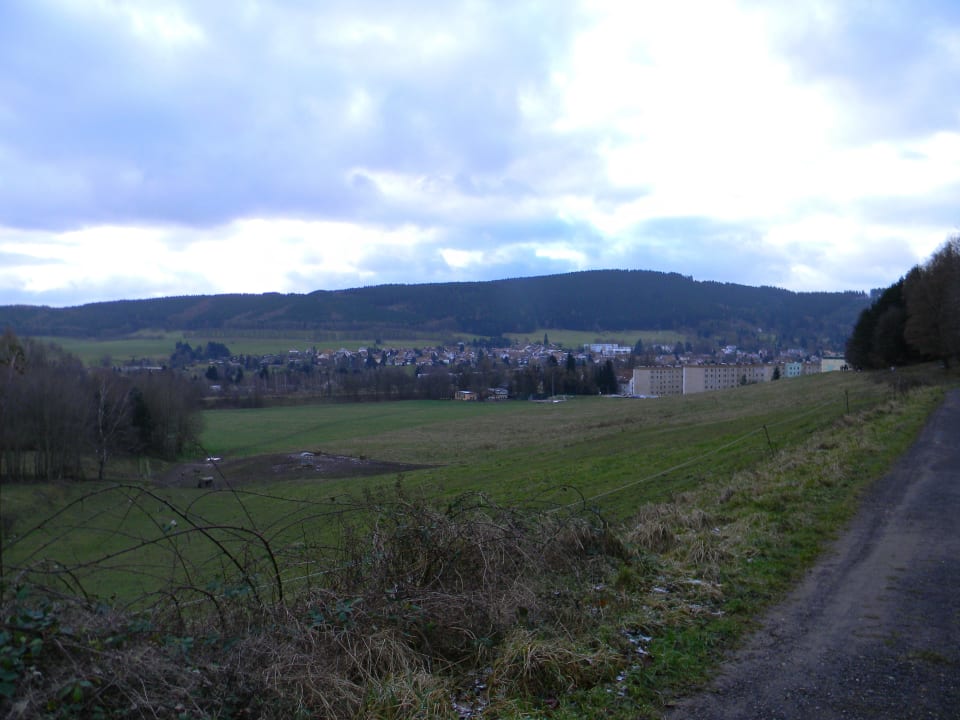 Blick auf Friedrichroda/Thüringen AHORN Berghotel Friedrichroda