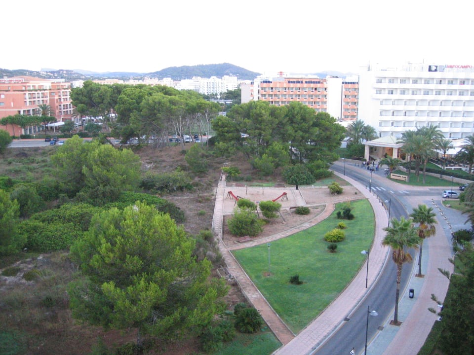 Blick vom Balkon in Richtung Cala Millor Zentrum Hipotels Bahia Grande