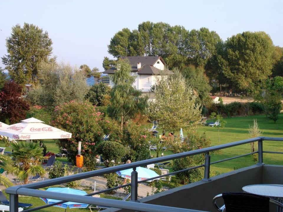 Blick vom Zimmer-Balkon alltoura Club Hotel Poseidon Palace