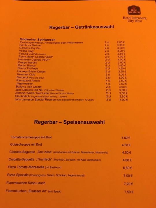 Preise Best Western Hotel Nürnberg City West