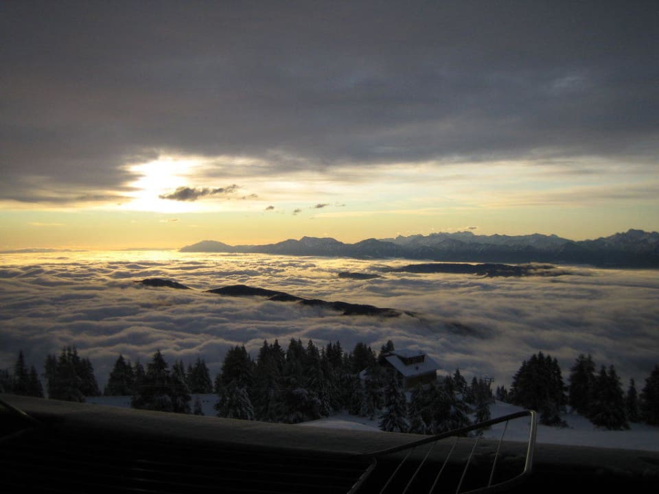 Sonnenuntergang am Feuerberg Mountain Resort Feuerberg