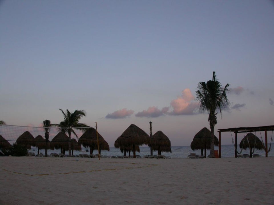 Abendstimmung am Strand Hyatt Zilara Riviera Maya
