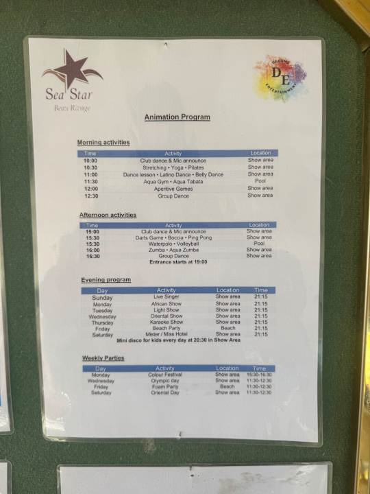 Sport & Freizeit Sea Star Beau Rivage