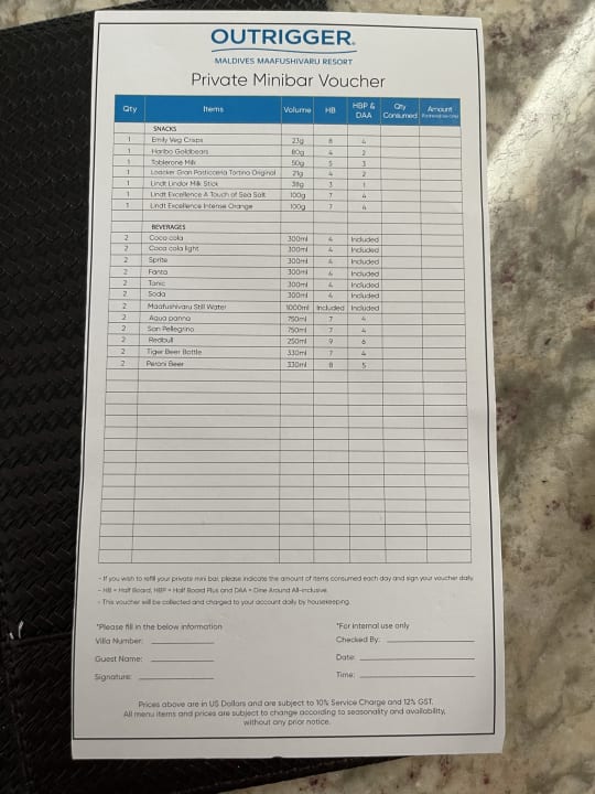 Sonstiges Outrigger Maldives Maafushivaru Resort