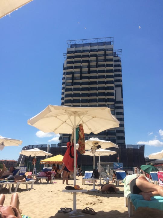 Hotel vom strand aus Burgas Beach Hotel