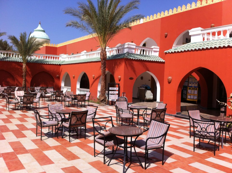 Cafe bei der Rezeption Pickalbatros Alf Leila Wa Leila Resort - Neverland Hurghada