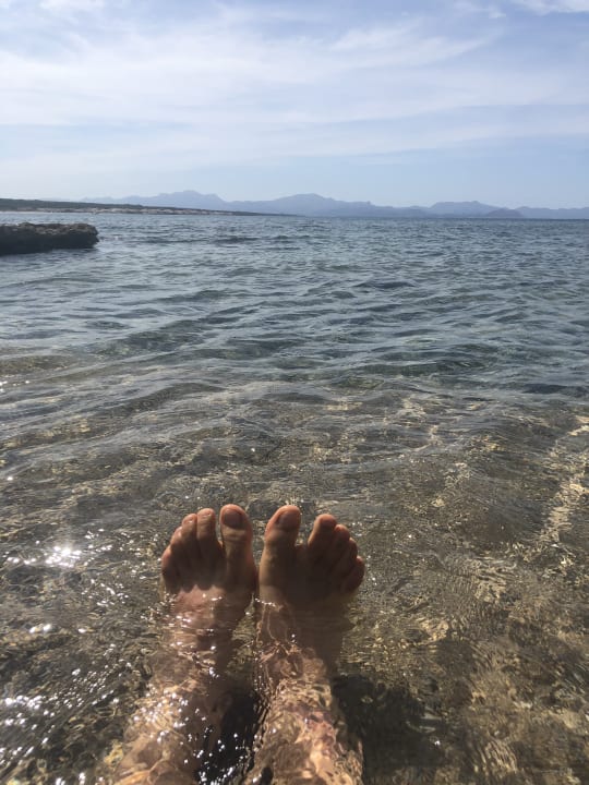 Strand Es Blau des Nord