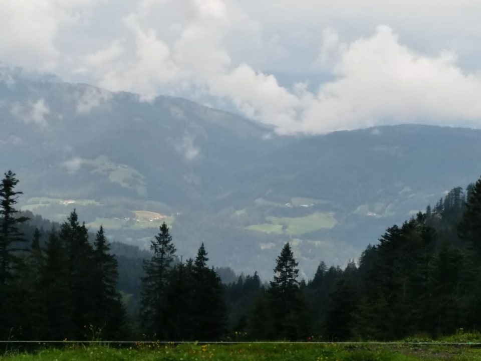 Ausblick Almhotel Kärnten