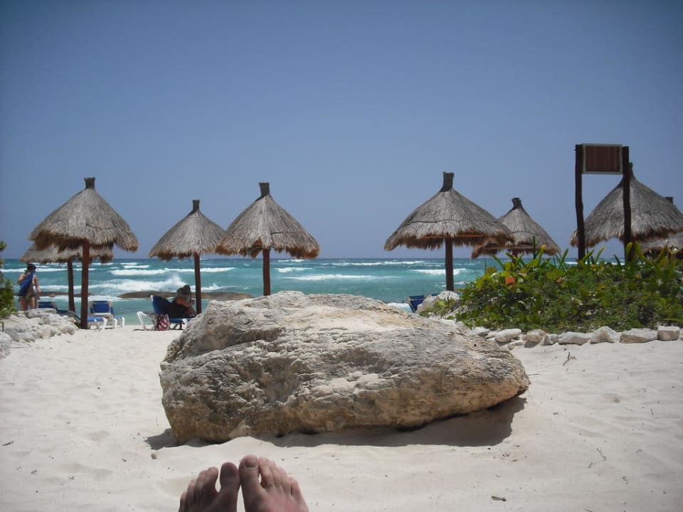 Der "Zwischenstrand" Bahia Principe Grand Tulum