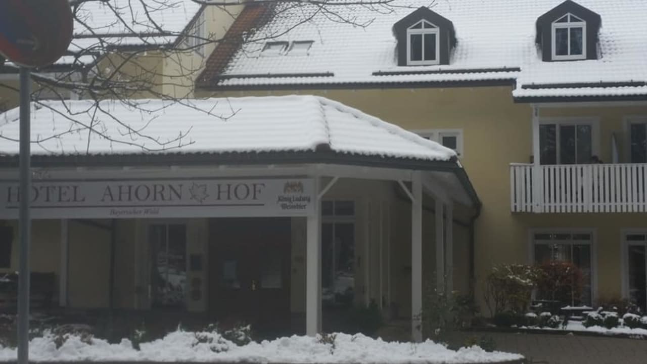 Eingang Hotel Ahornhof