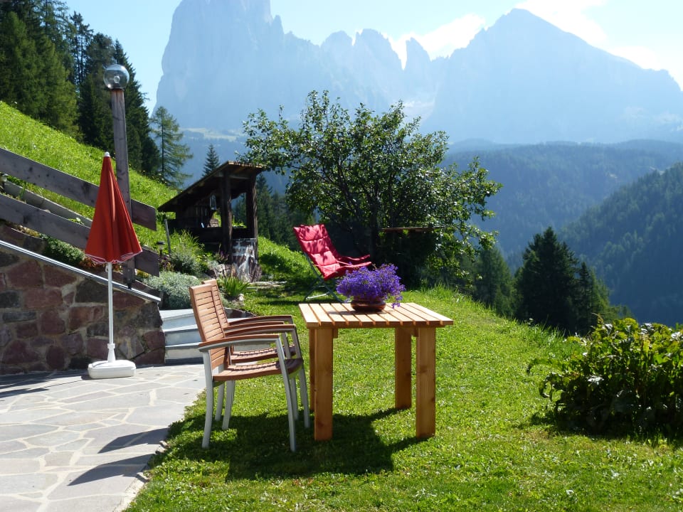 "Gartenanlage" Bauernhof Pedracia (Ortisei / St. Ulrich in Gröden