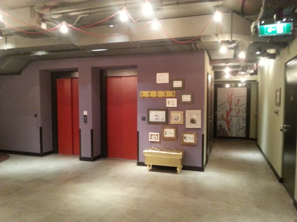 Gang 25hours Hotel Wien beim MuseumsQuartier