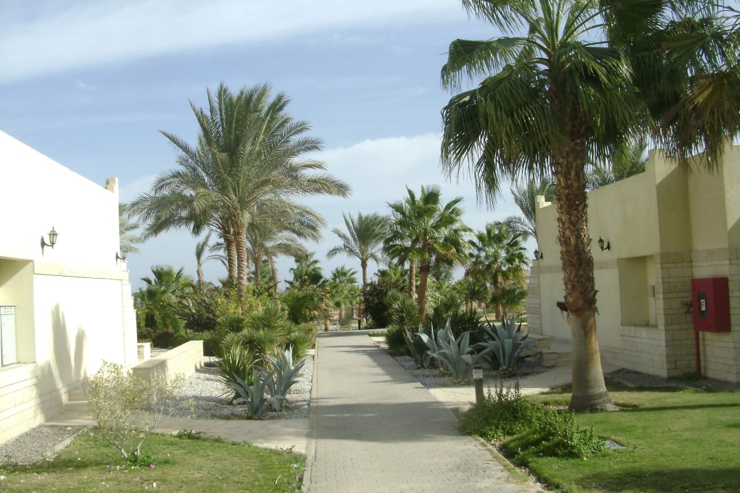 Weg zu den Bungalows Coral Beach Hurghada