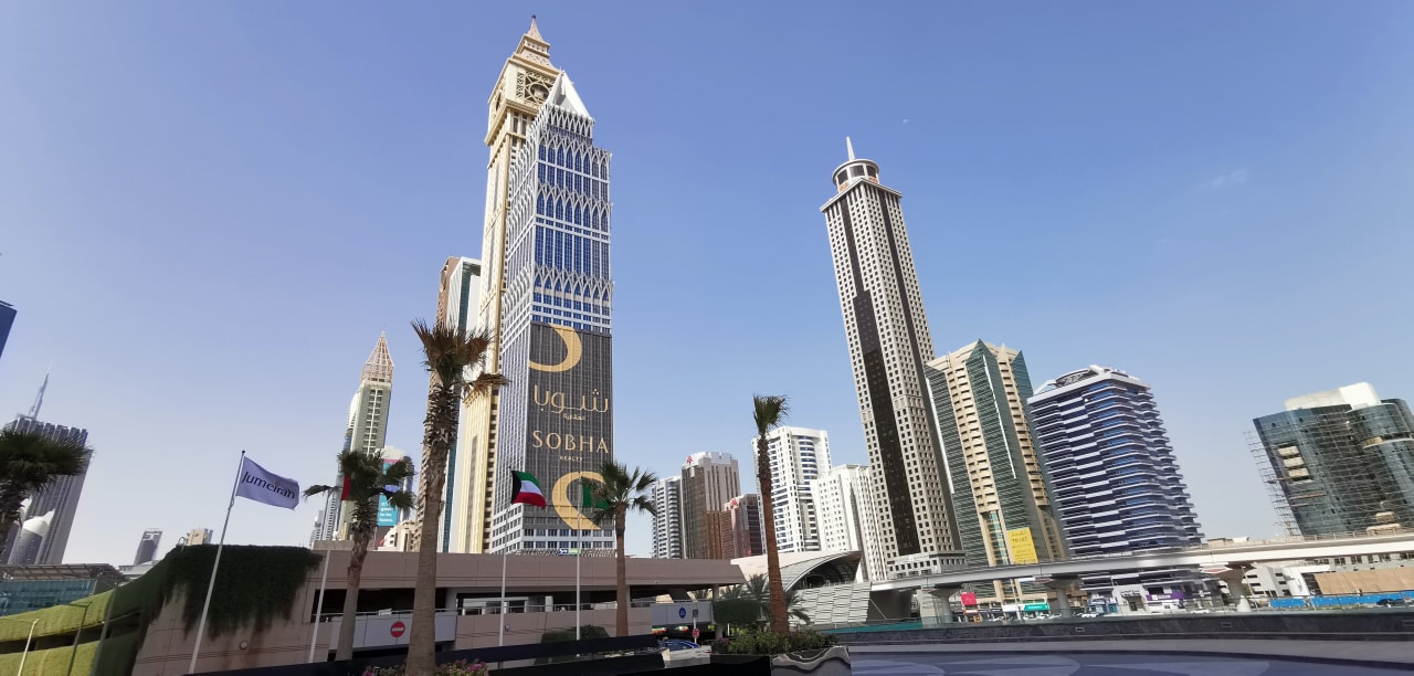 Ausblick Hotel Jumeirah Emirates Towers