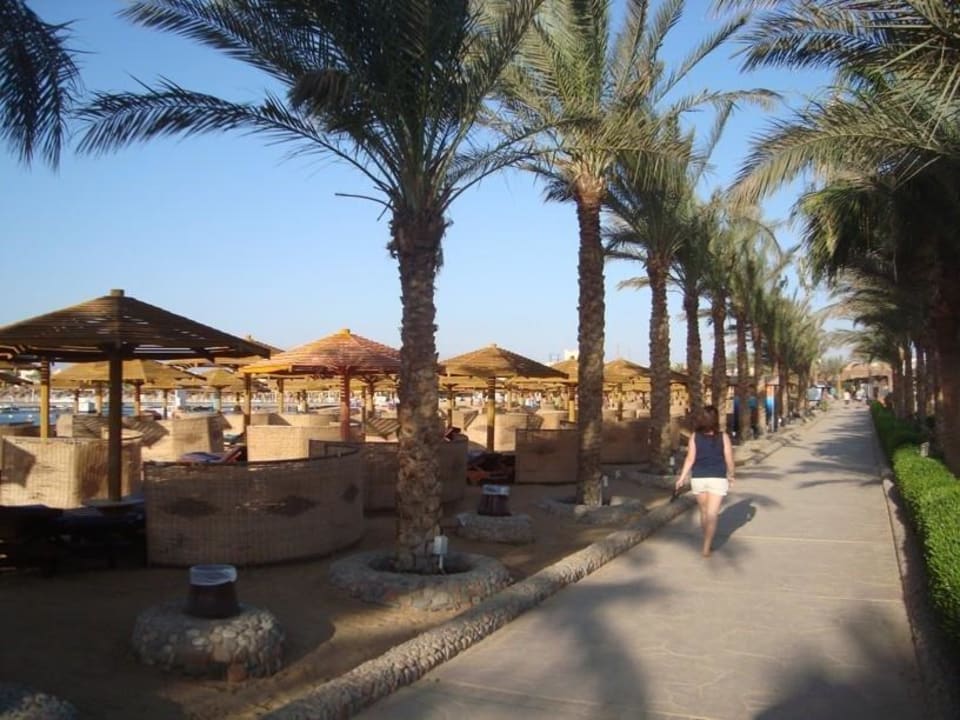 Hlavní promenáda u pláže SUNRISE Royal Makadi Resort