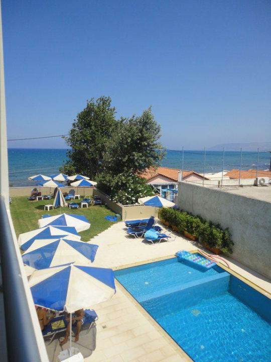 Balkonblick Hotel Corissia Princess