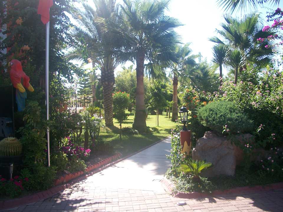 Großzügige, gepflegte Gartenanlage Saphir Hotel & Villas