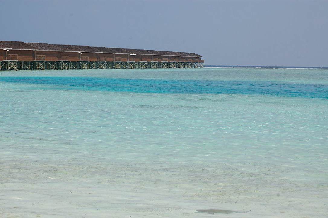 Aussicht von Bungalow 242-243 Meeru Maldives Resort Island