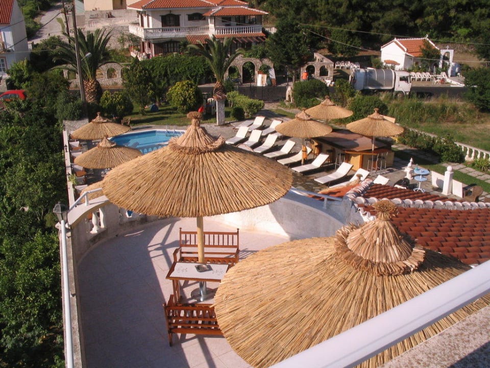 Blick von der Terrasse Hotel Kokkari Beach