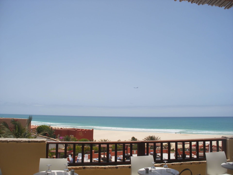 Unser Ausblick zum Frühstück Occidental Boa Vista Beach