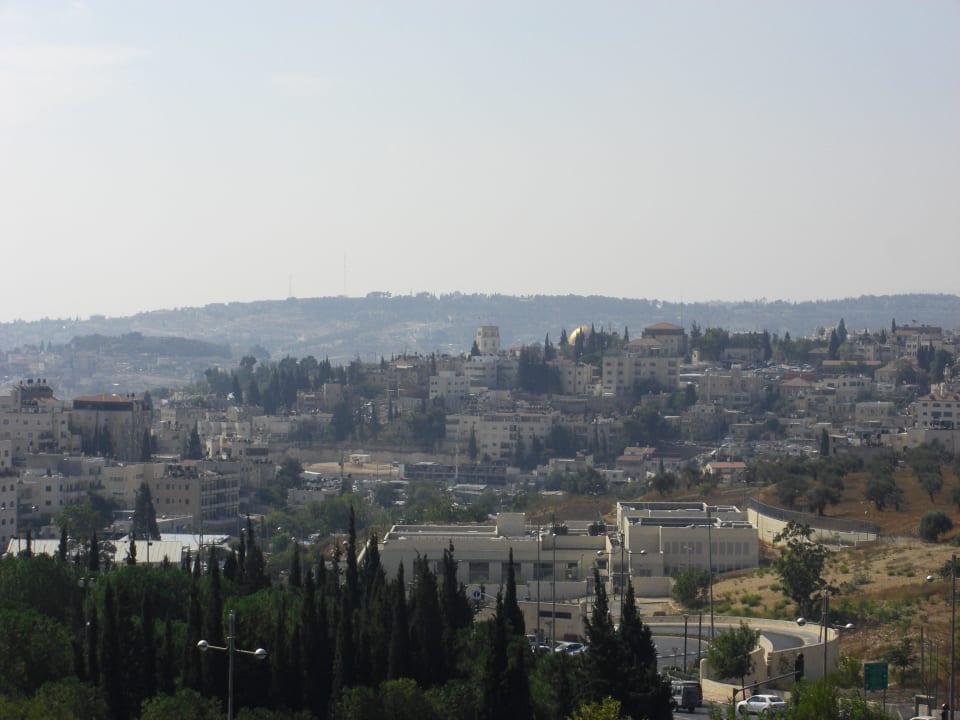 Altstadt von der Terrasse Hotel Dan Jerusalem