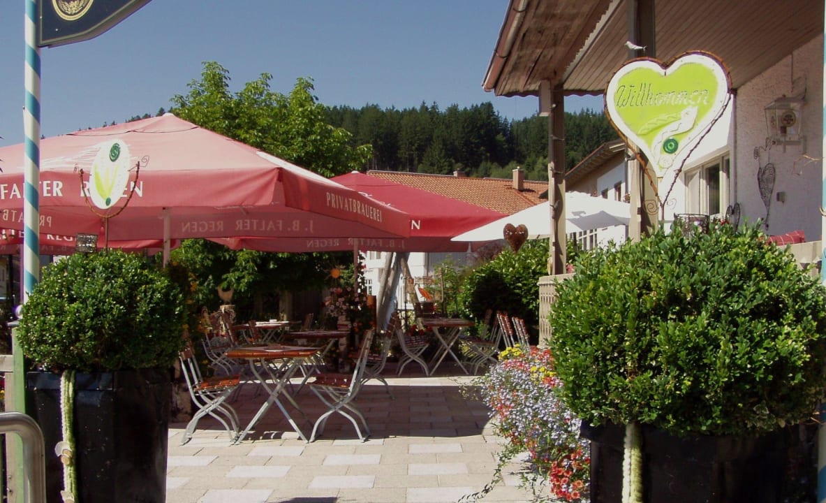 Blühender Biergarten Wohlfühlhotel zur Post