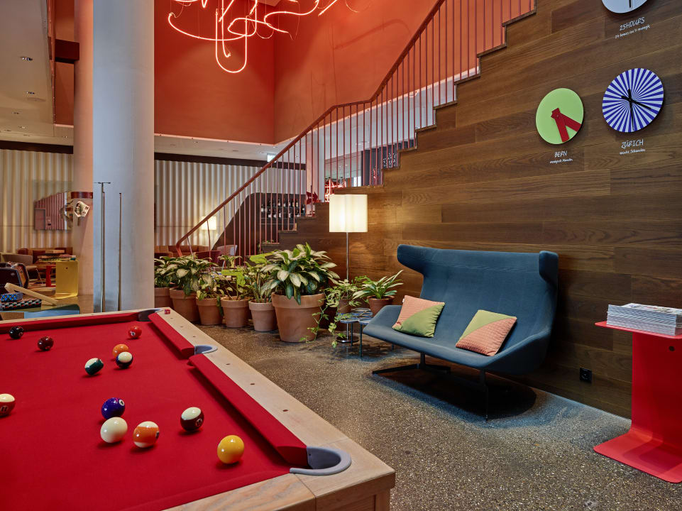 Lobby 25hours Hotel Zürich West