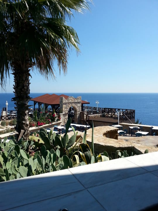 Blick vom Restaurant Hotel Kalithea Horizon Royal