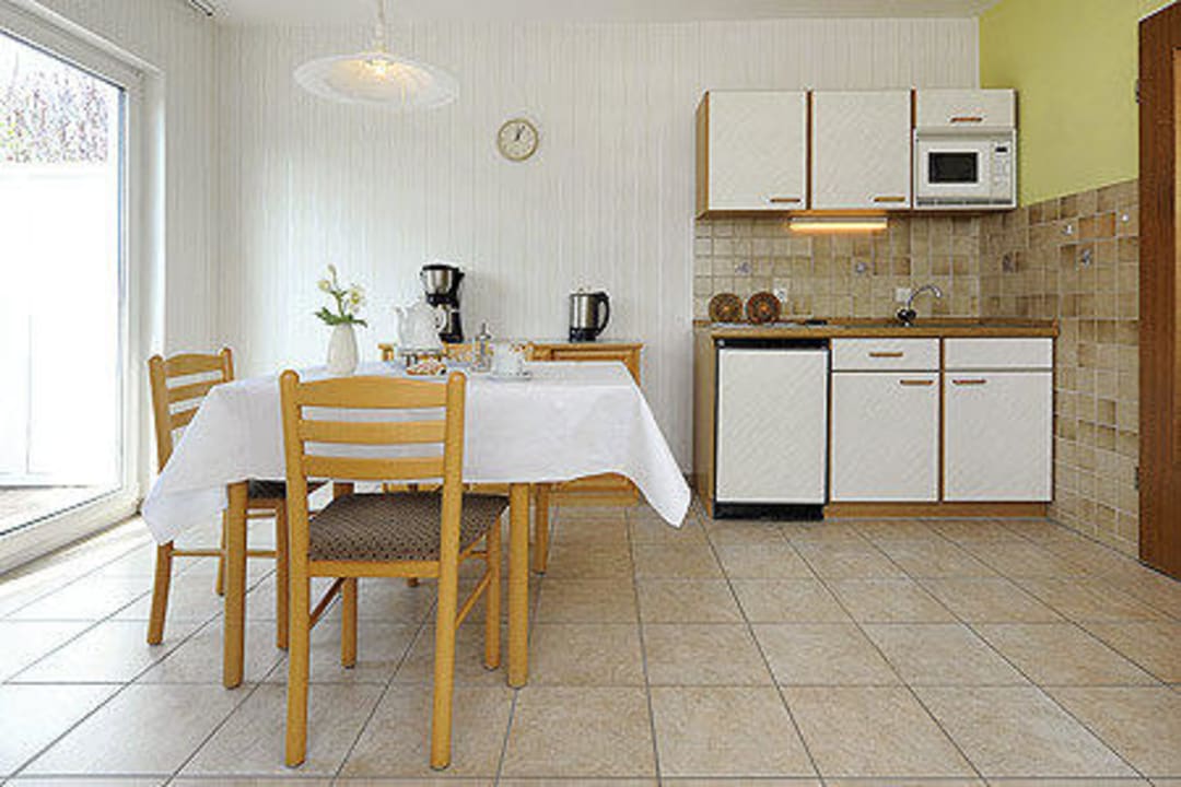 Küchenbereich, Wohnung "oben links" Haus Pamir